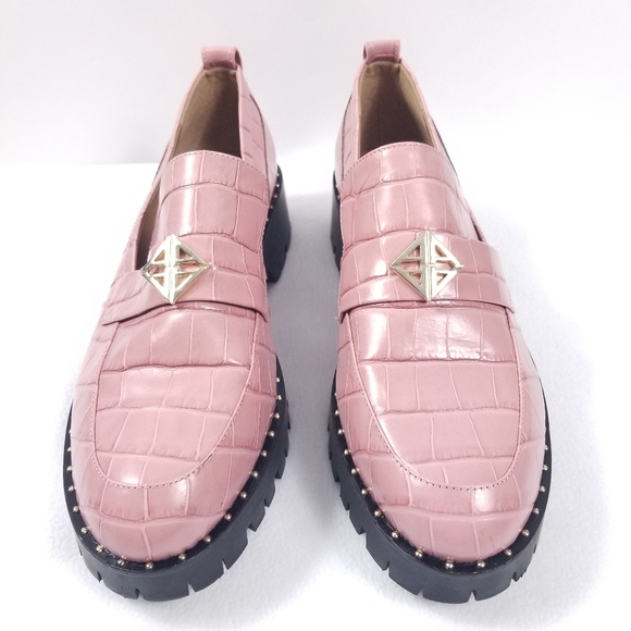 Antonio Melani Pink Loafers women's shoes size 11 - Picture 4 of 11